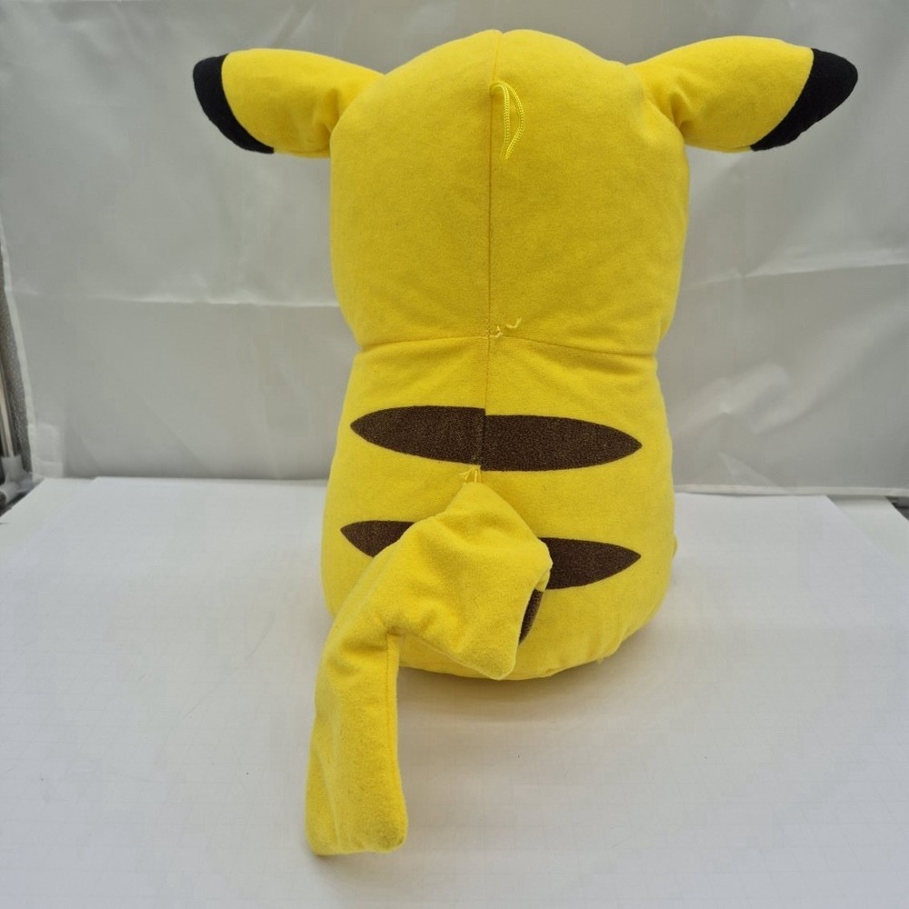 Pokémon Pikachu Plush Stuffed Animal Toy Yellow 2017 Batch 17-106 14" - Picture 3 of 9